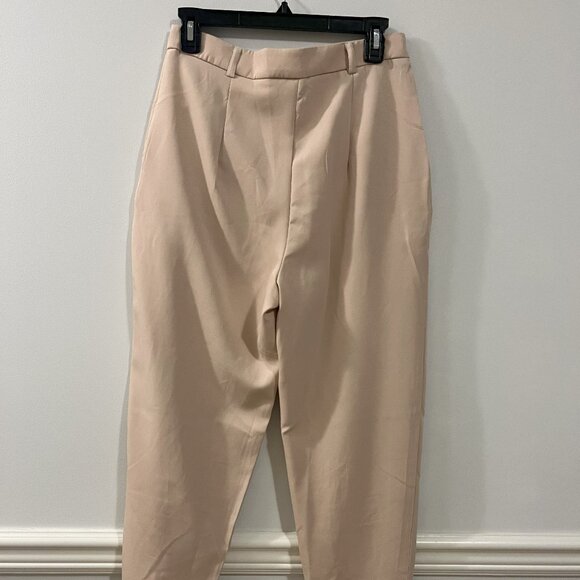 Trendyol Women's Straight Leg Pants, Size 38, Beige - Picture 2 of 8